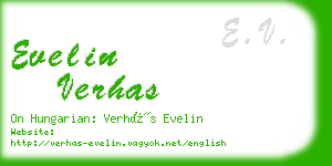 evelin verhas business card